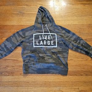 Live Large Camo Hoodie